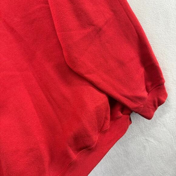 Vintage Divine Child Sweatshirt Men's 2XL Red Hoodie USA made 80s 90s Falcons - Picture 12 of 13